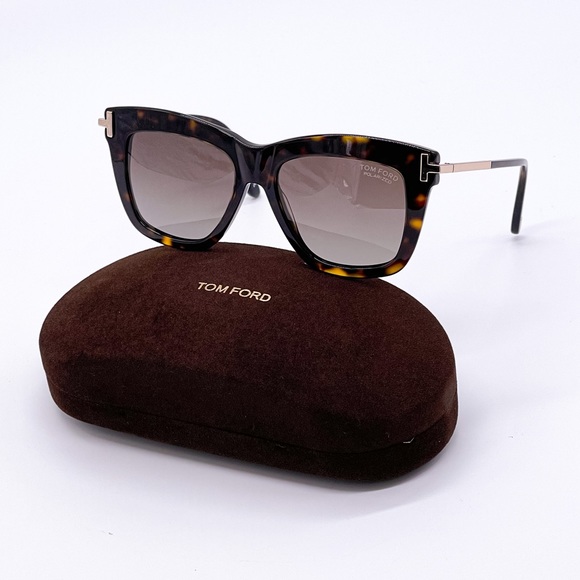 NEW TOM FORD DASHA POLARIZED WOMEN’S SUNGLASSES TF822 52H EYEWEAR FT0822/S - Picture 2 of 10